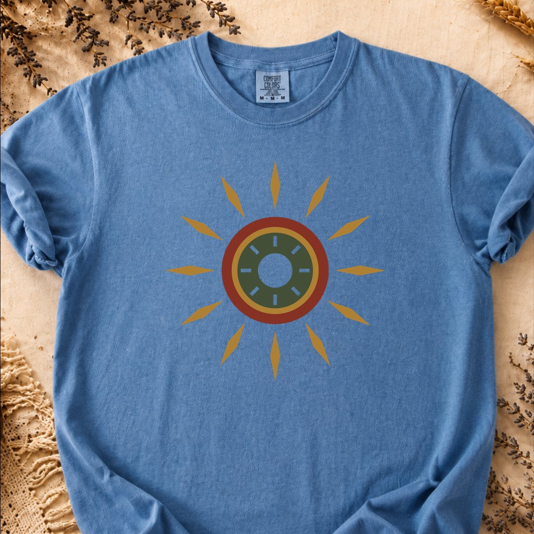 Wheel of Light, Ancient Symbols T-Shirt, Heavyweight