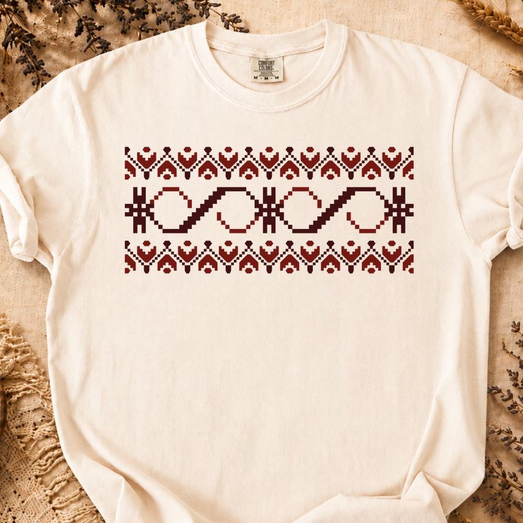 Woven Tradition, Ancient Symbols T-Shirt, Heavyweight