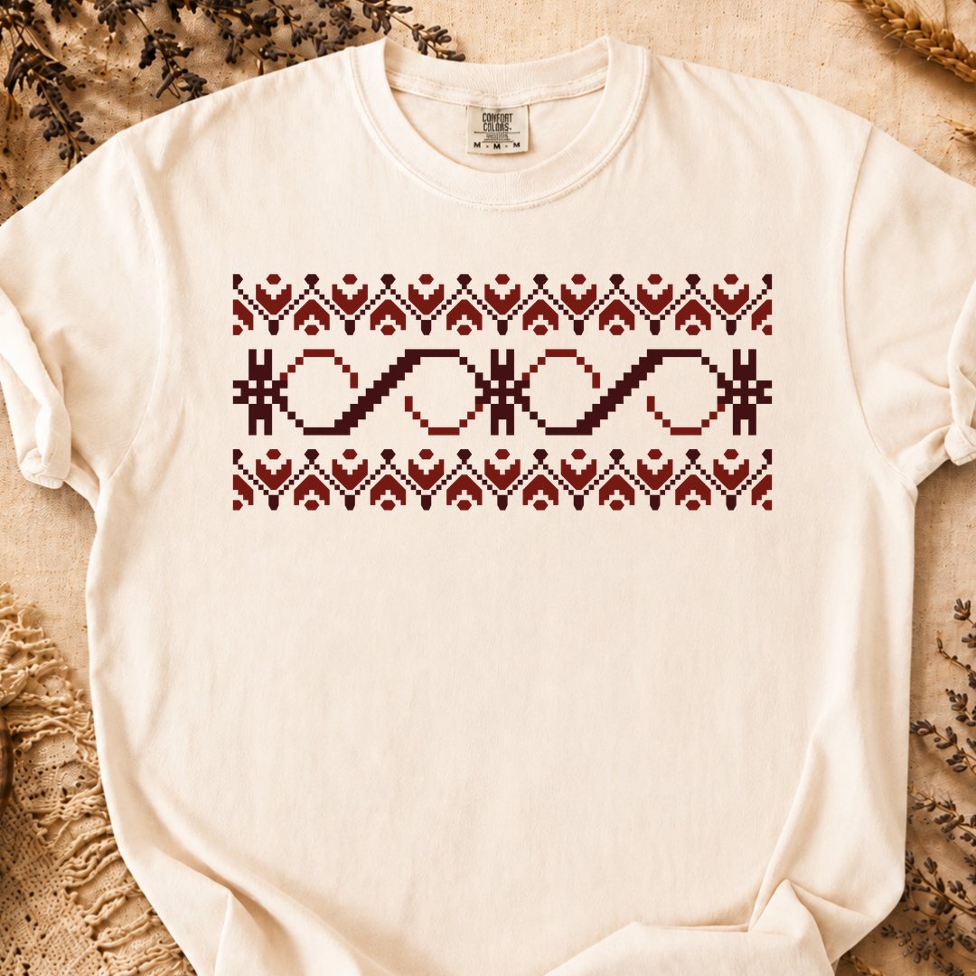 Woven Tradition, Ancient Symbols T-Shirt, Heavyweight