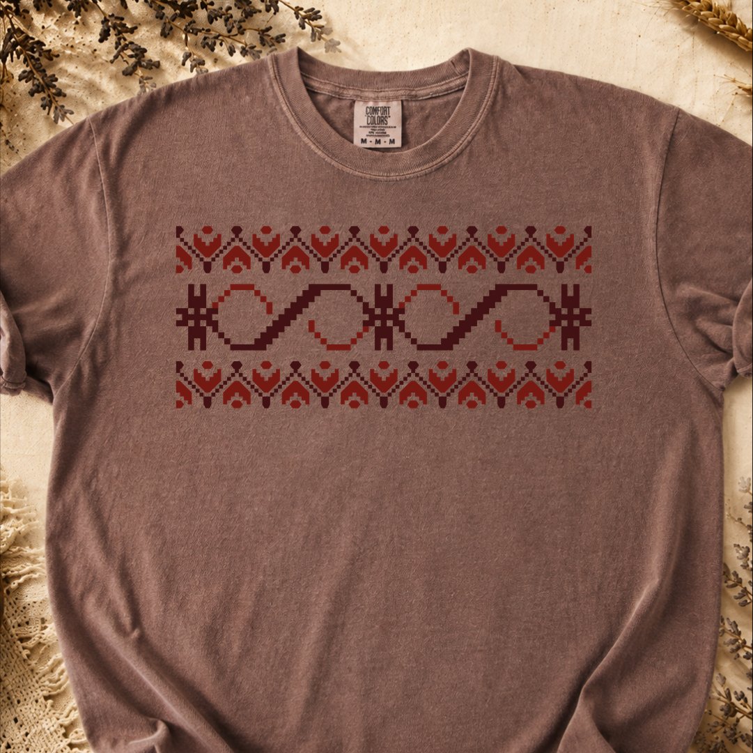 Woven Tradition, Ancient Symbols T-Shirt, Heavyweight