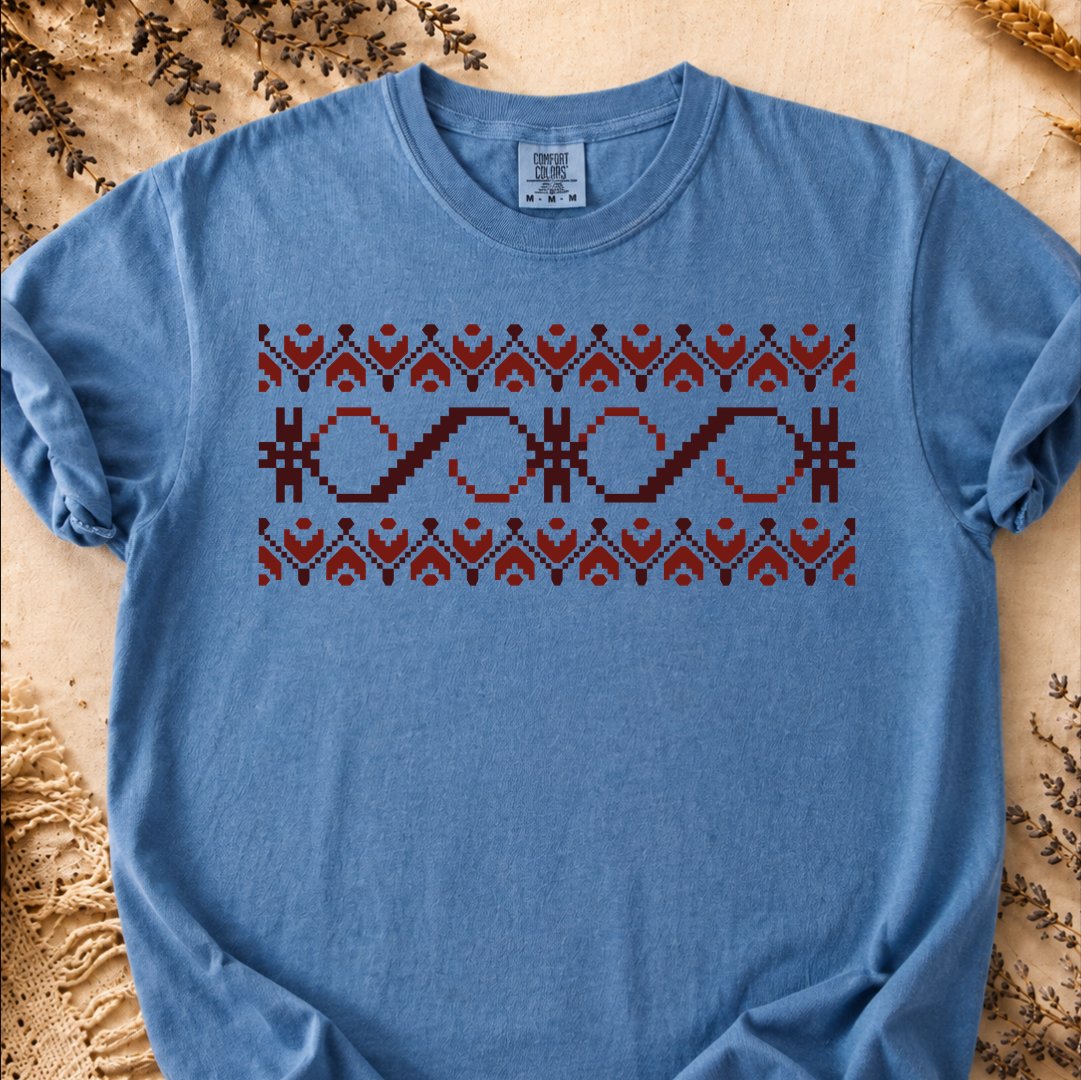 Woven Tradition, Ancient Symbols T-Shirt, Heavyweight