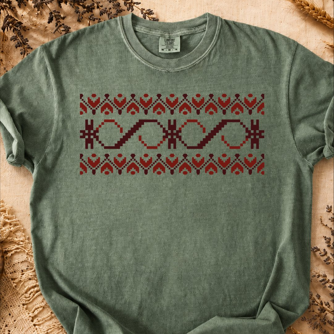 Woven Tradition, Ancient Symbols T-Shirt, Heavyweight