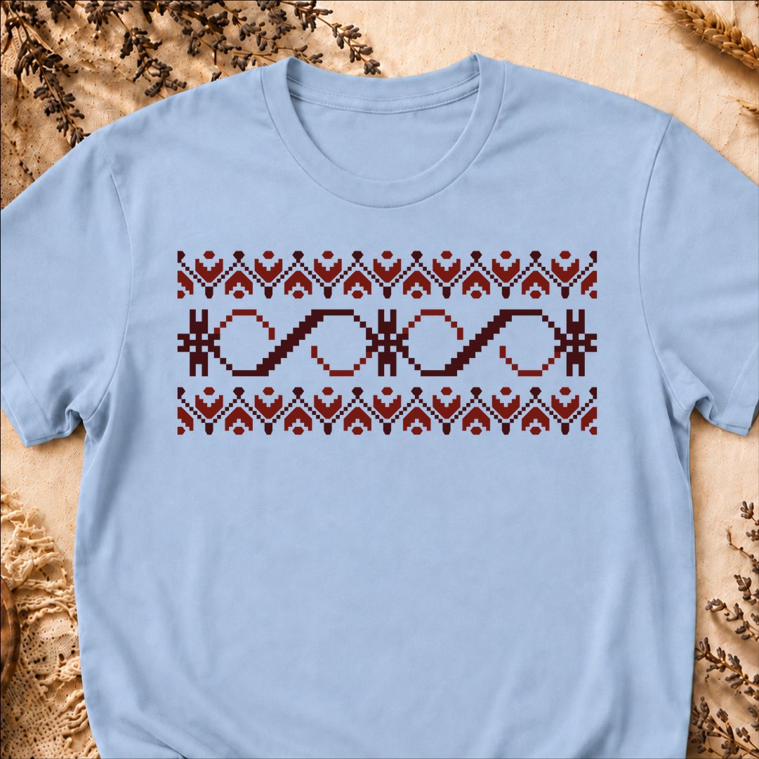 Woven Tradition, Ancient Symbols T-Shirt, Lightweight