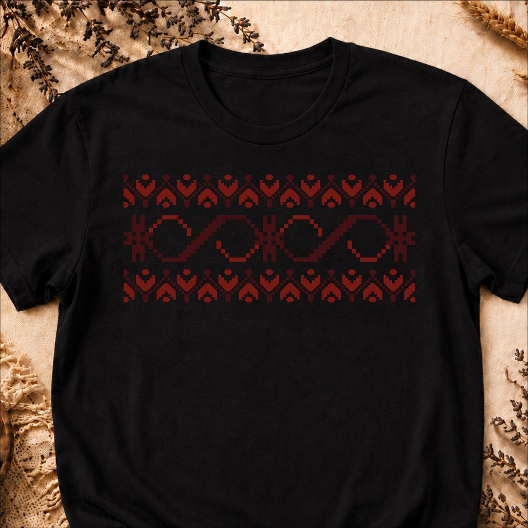 Woven Tradition, Ancient Symbols T-Shirt, Lightweight