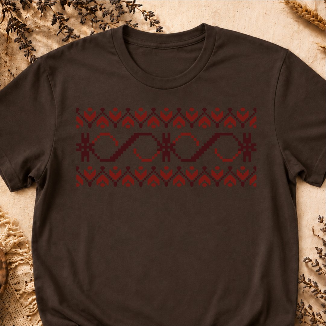 Woven Tradition, Ancient Symbols T-Shirt, Lightweight