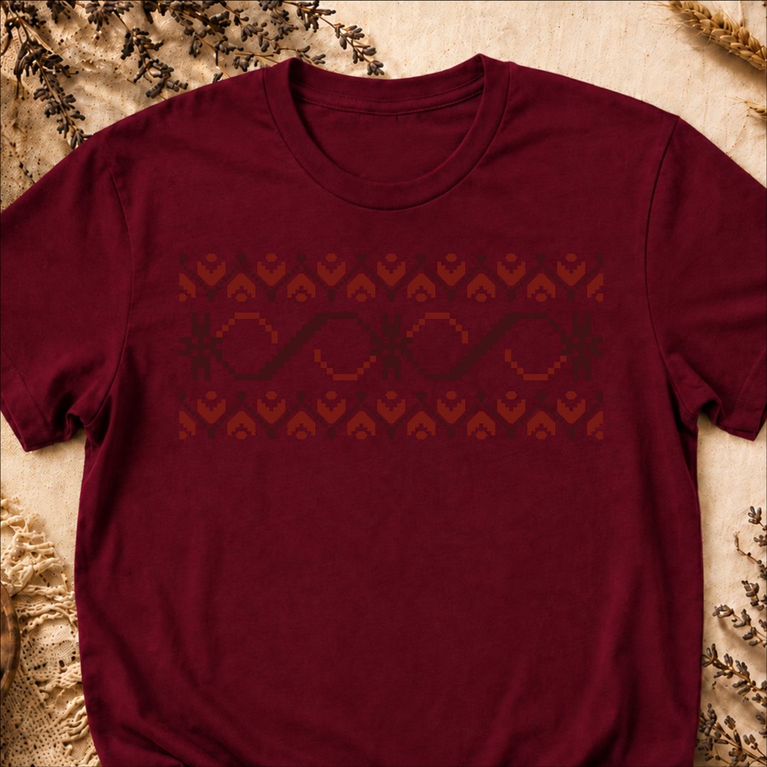 Woven Tradition, Ancient Symbols T-Shirt, Lightweight