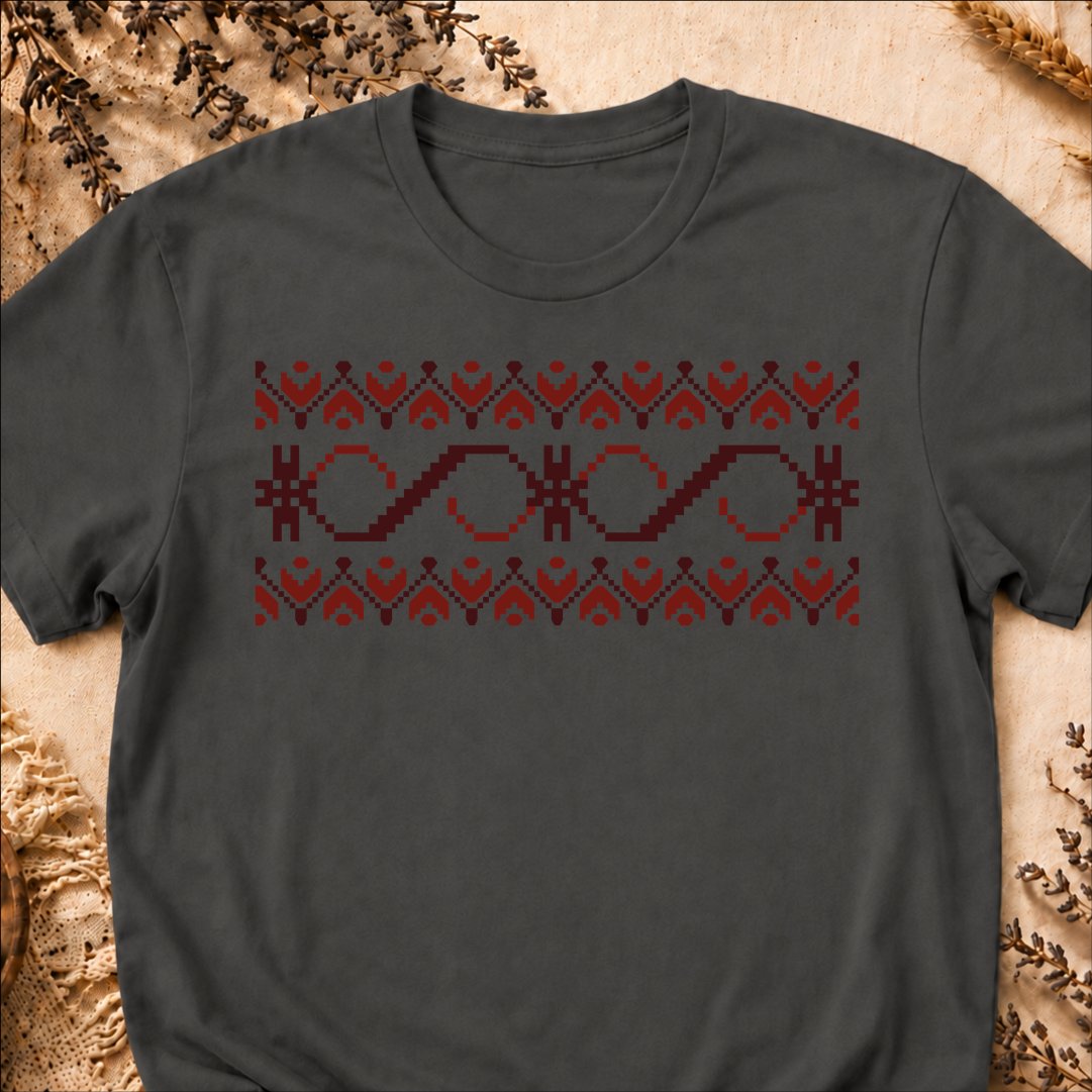 Woven Tradition, Ancient Symbols T-Shirt, Lightweight