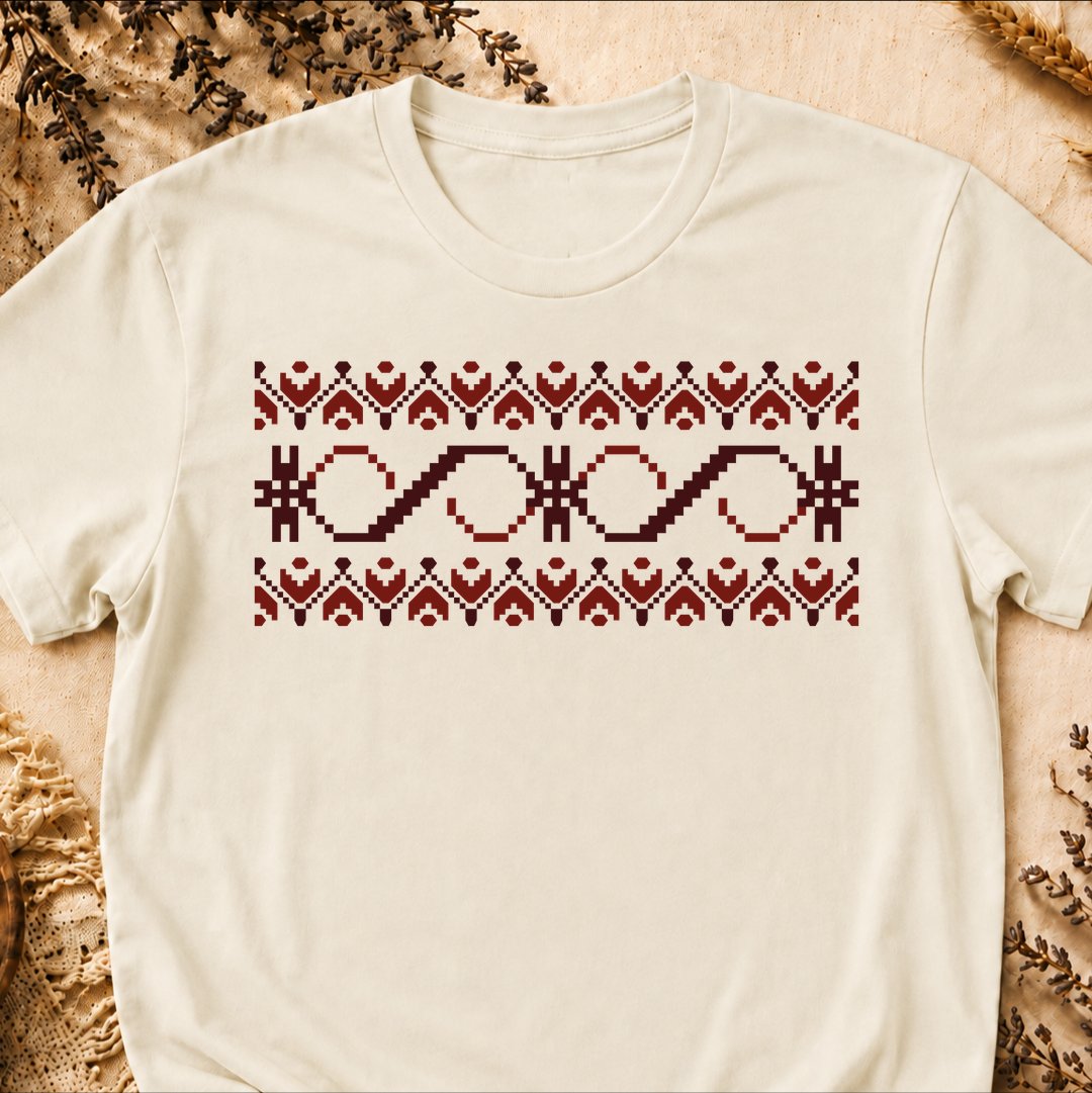 Woven Tradition, Ancient Symbols T-Shirt, Lightweight