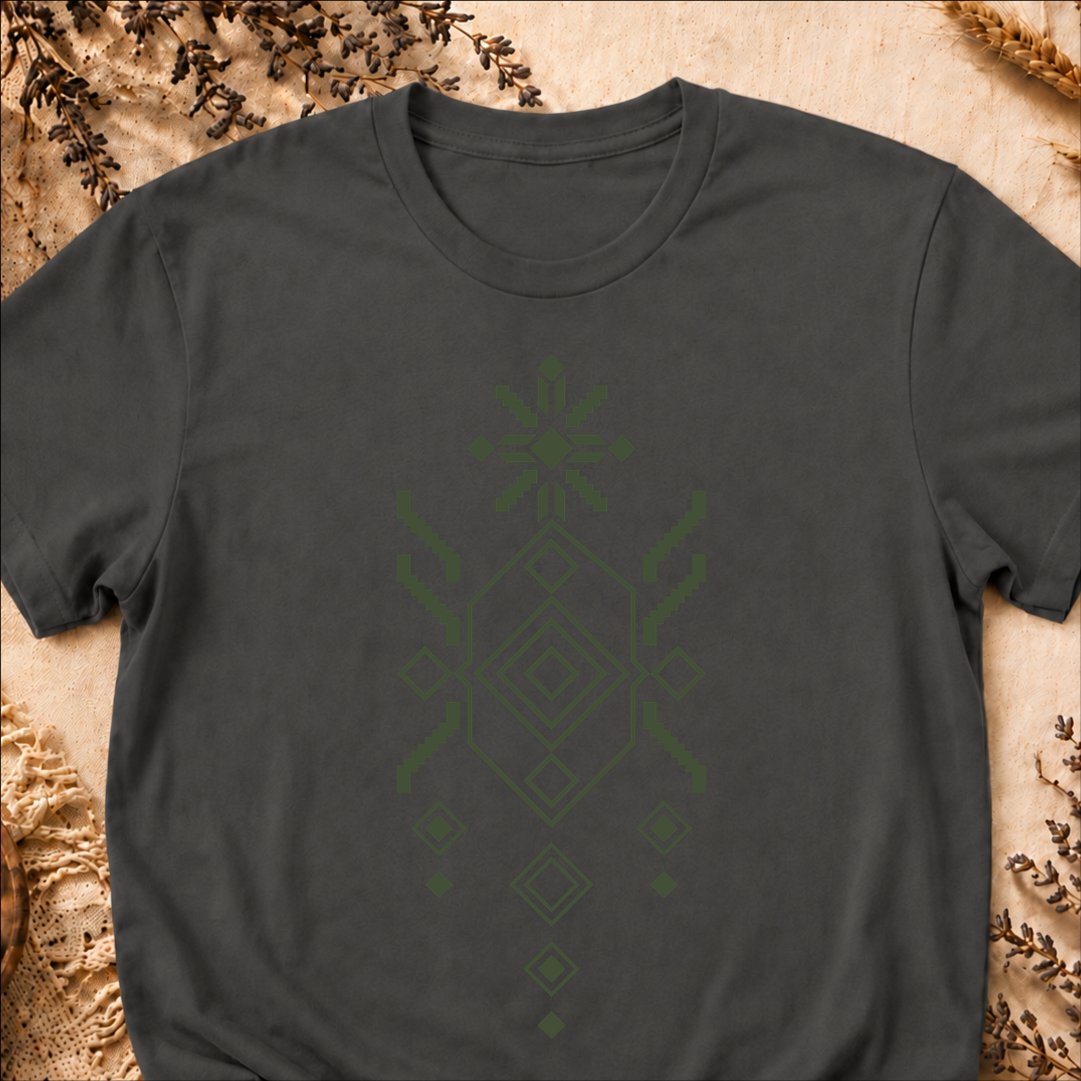 Ancestral Crown, Ancient Symbols T-Shirt, Lightweight