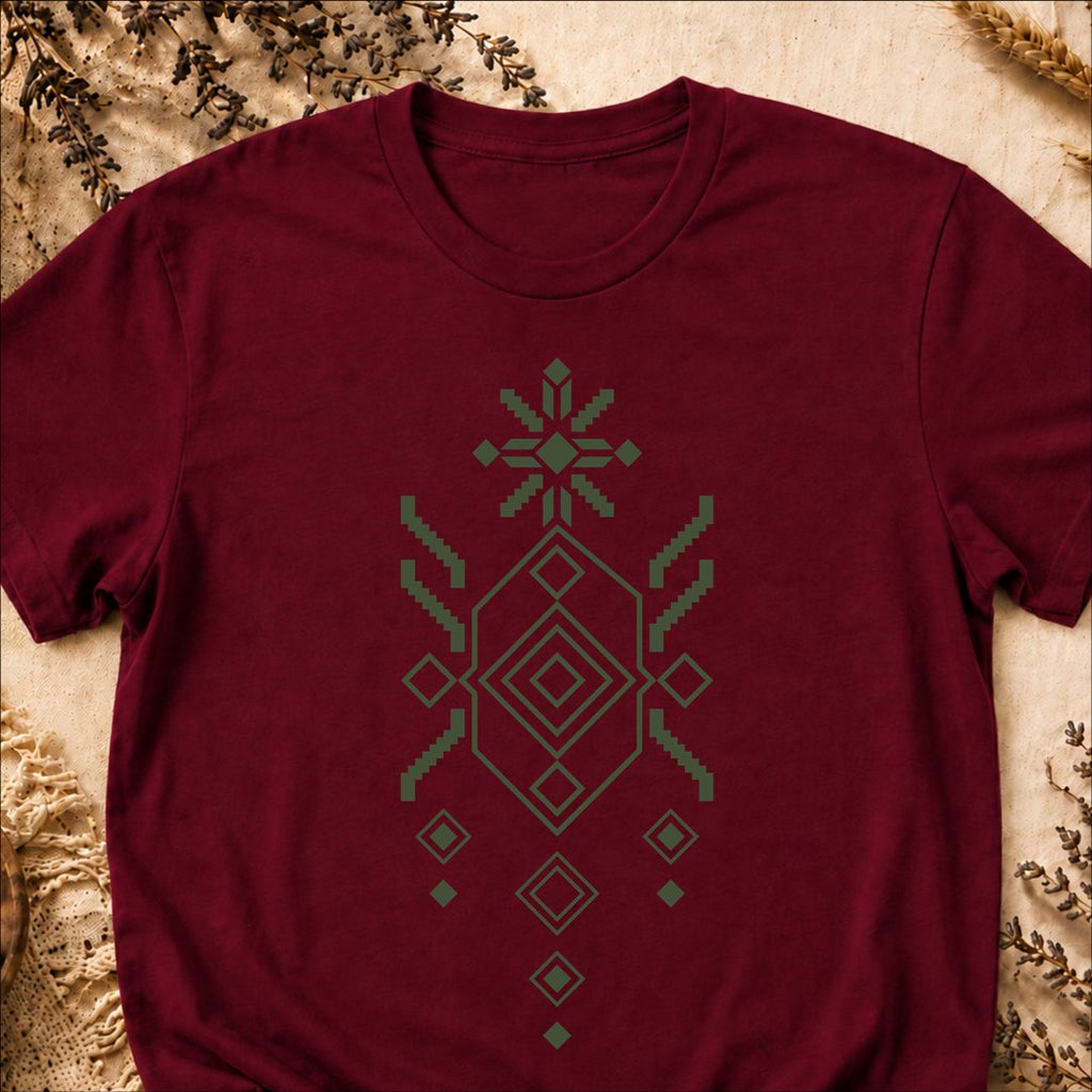 Ancestral Crown, Ancient Symbols T-Shirt, Lightweight