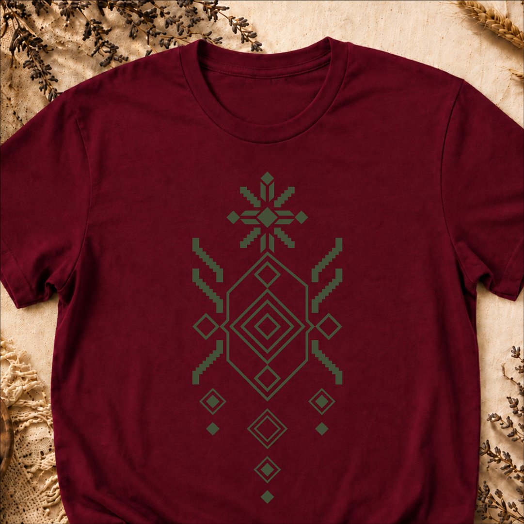 Ancestral Crown, Ancient Symbols T-Shirt, Lightweight