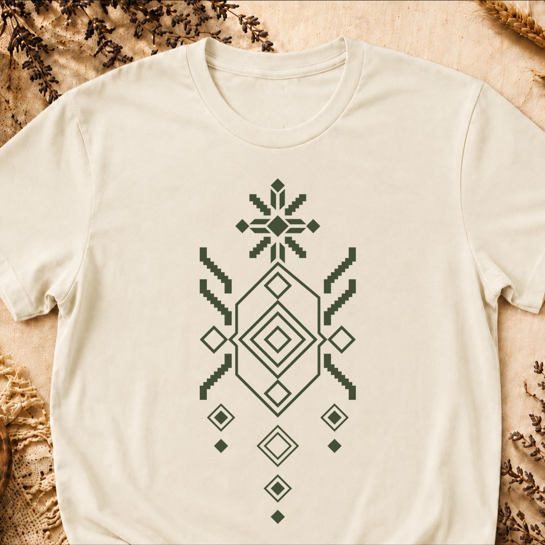Ancestral Crown, Ancient Symbols T-Shirt, Lightweight