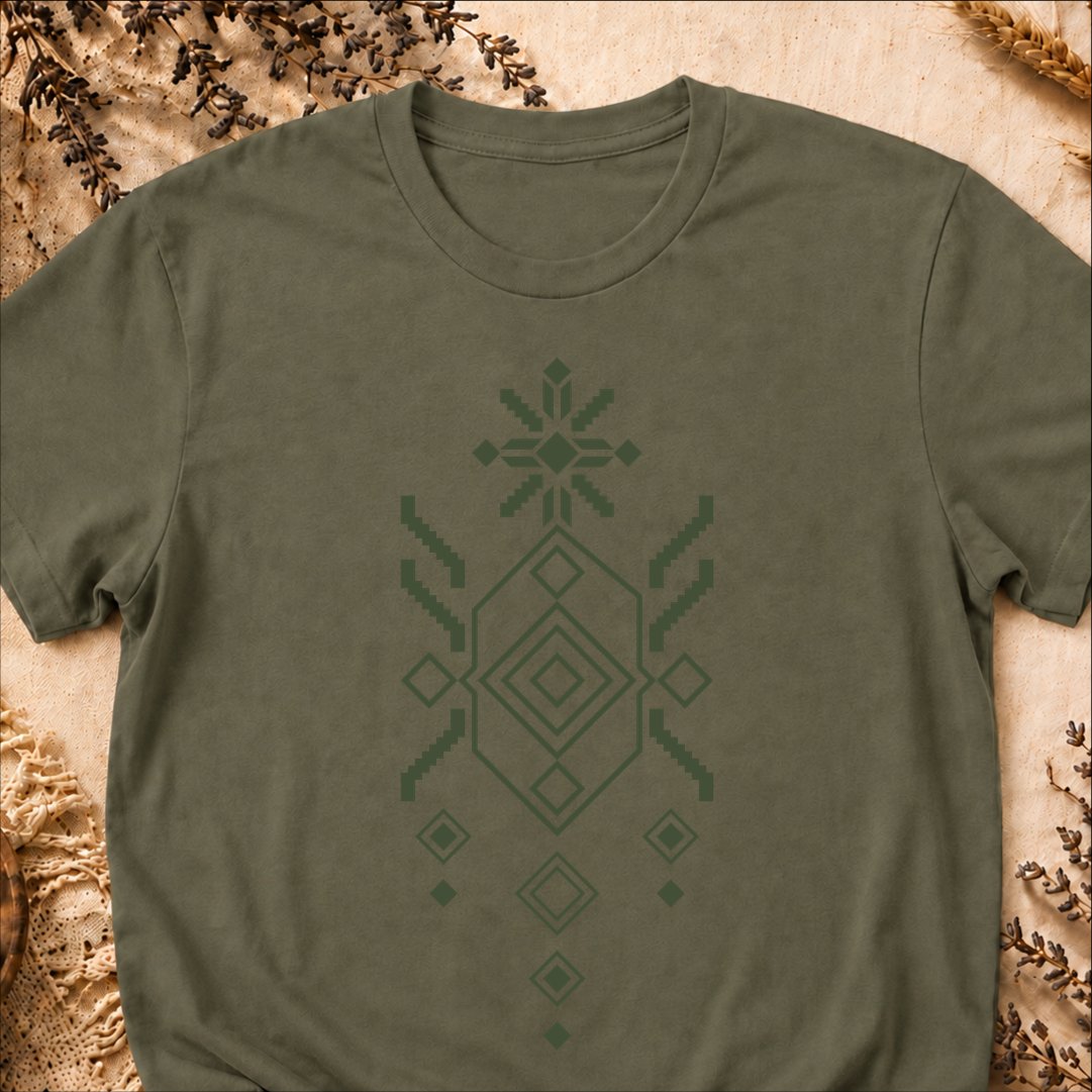 Ancestral Crown, Ancient Symbols T-Shirt, Lightweight