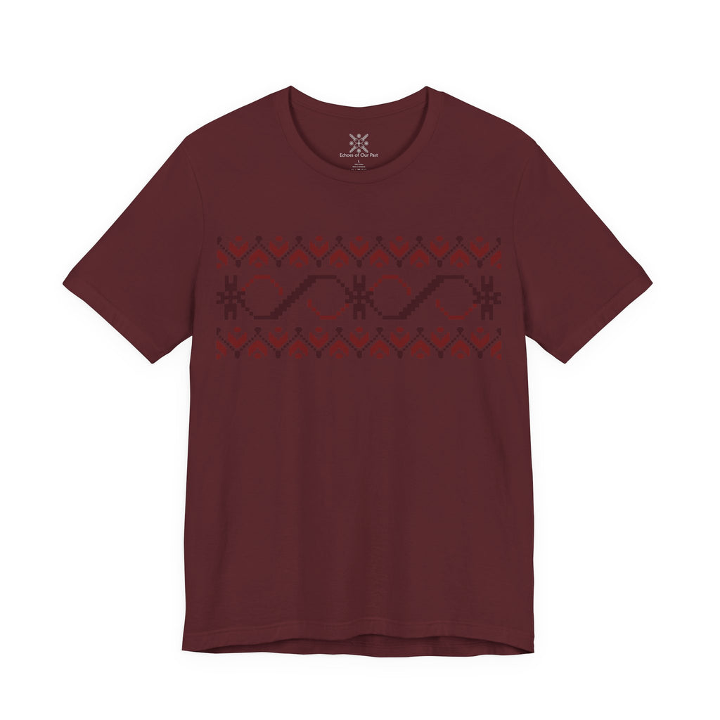 Woven Tradition, Ancient Symbols T-Shirt, Lightweight