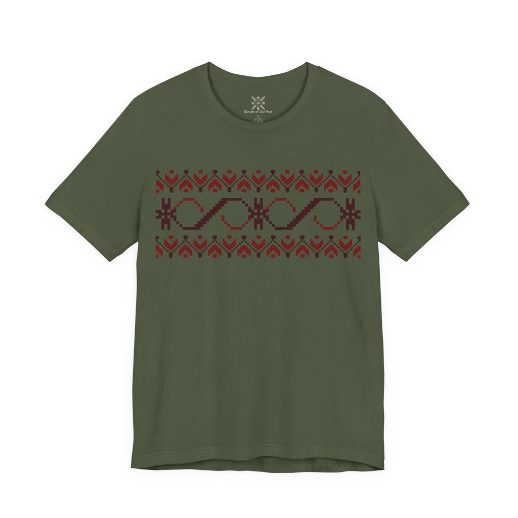 Woven Tradition, Ancient Symbols T-Shirt, Lightweight