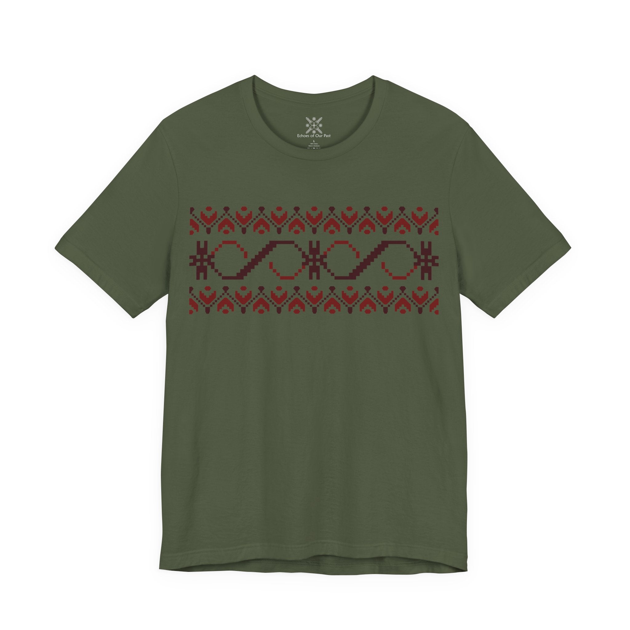 Woven Tradition, Ancient Symbols T-Shirt, Lightweight