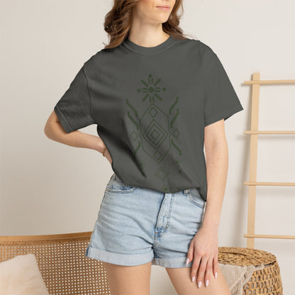 Ancestral Crown, Ancient Symbols T-Shirt, Heavyweight