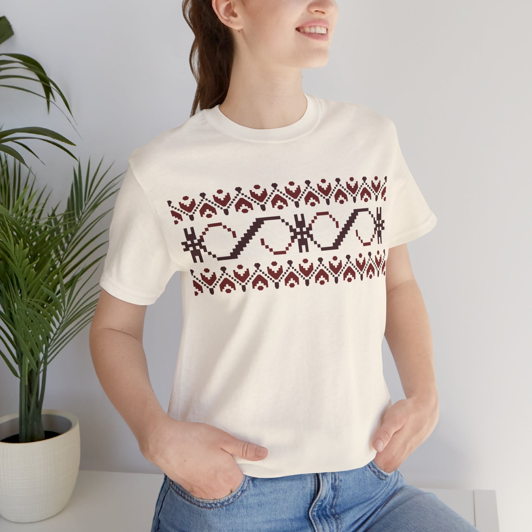 Woven Tradition, Ancient Symbols T-Shirt, Lightweight