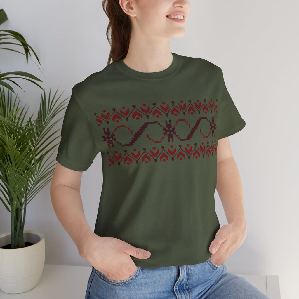 Woven Tradition, Ancient Symbols T-Shirt, Lightweight