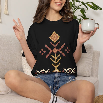 Sacred Roots Geometry, Ancient Symbols T-Shirt, Heavyweight