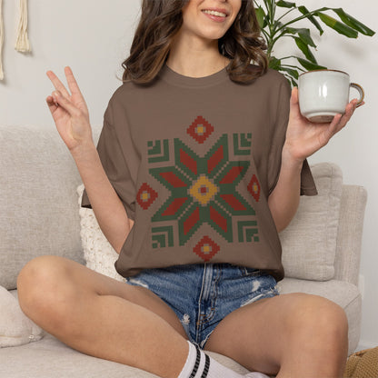 Ancestral Wreath, Ancient Symbols T-Shirt, Heavyweight